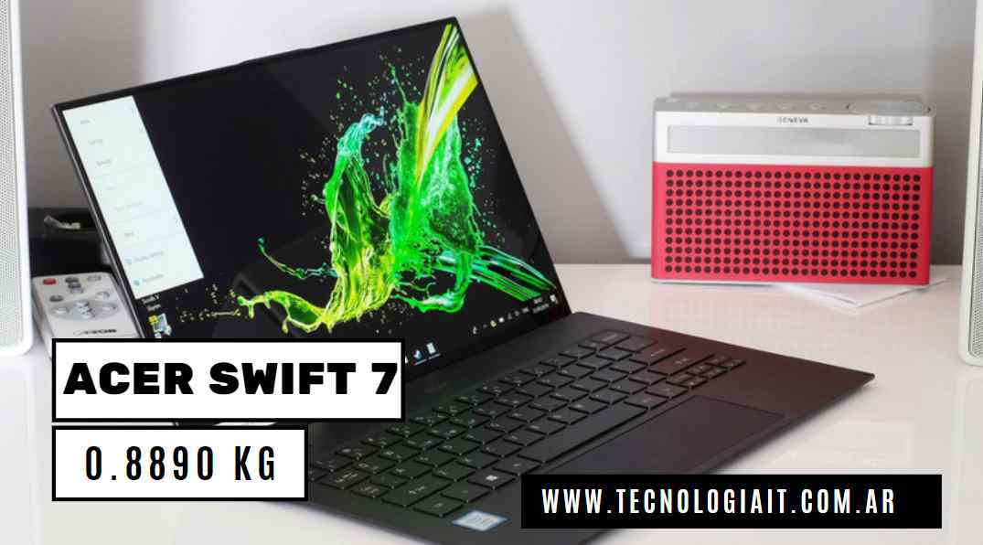 Acer Swift 7, pesa menos de 1 KG