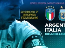 Ver Argentina vs Italia en Vivo Online por Telegram